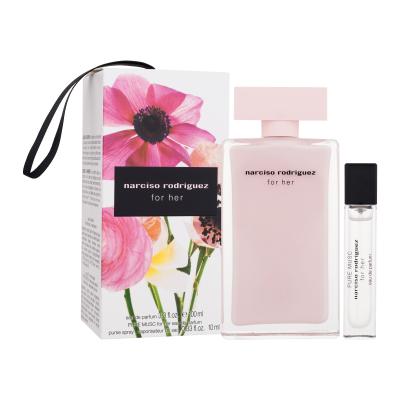 Narciso Rodriguez For Her Ajándékcsomagok Eau de Parfum 100 ml + Pure Musc Eau de Parfum 10 ml