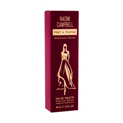 Naomi Campbell Prêt à Porter Absolute Velvet Eau de Toilette nőknek 30 ml
