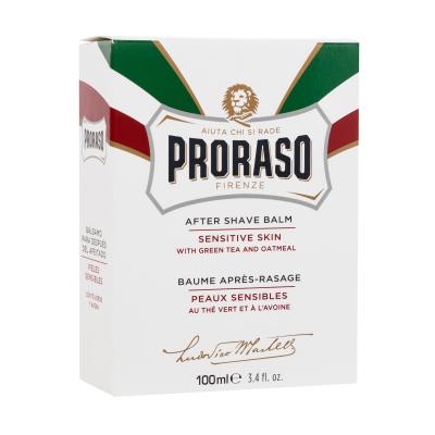PRORASO White After Shave Balm Borotválkozás utáni balzsam férfiaknak 100 ml