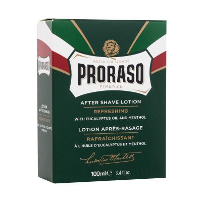 PRORASO Green After Shave Lotion Borotválkozás utáni arcszesz férfiaknak 100 ml