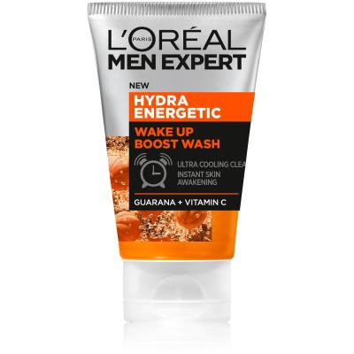 L&#039;Oréal Paris Men Expert Hydra Energetic Wake-Up Effect Arctisztító gél férfiaknak 100 ml