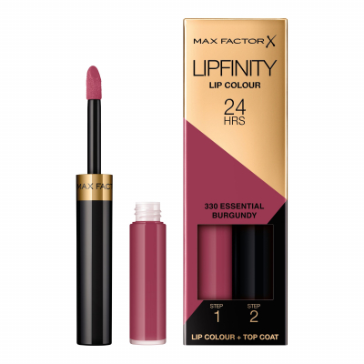 Max Factor Lipfinity 24HRS Lip Colour Rúzs nőknek 4,2 g Változat 330 Essential Burgundy
