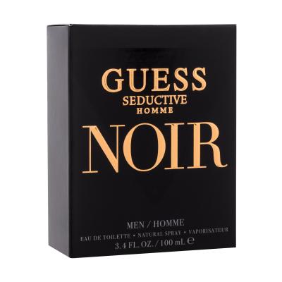 GUESS Seductive Homme Noir Eau de Toilette férfiaknak 100 ml