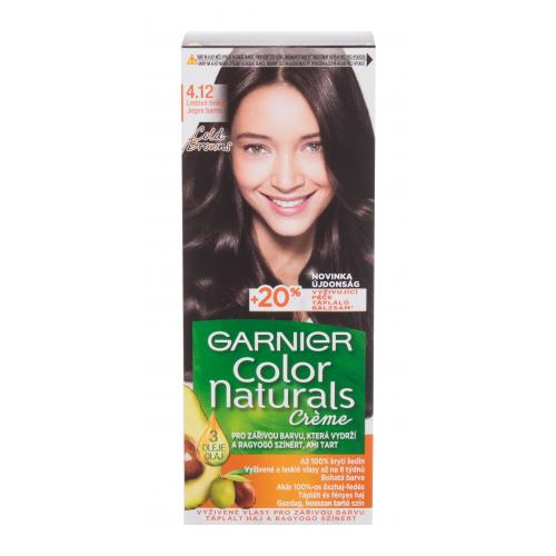 Garnier Color Naturals Créme 40 ml hajfesték nőknek 4,12 Icy Brown Festett haj; Minden hajtípus