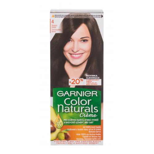 Garnier Color Naturals Créme 40 ml hajfesték nőknek 4 Natural Brown Festett haj; Minden hajtípus