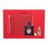 Yves Saint Laurent Black Opium Ajándékcsomagok Eau de Parfum 50 ml + Rouge Volupté Shine ajakrúzs 3,2 g No 86 + kozmetikai táska