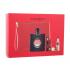Yves Saint Laurent Black Opium Ajándékcsomagok Eau de Parfum 90 ml + Rouge Volupté Shine ajakrúzs 3,2 g No 85 + Mascara Volume Effet Faux Cils szempillaspirál 2 ml No 1 + kozmetikai táska