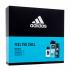 Adidas Ice Dive Ajándékcsomagok Eau de Toilette 50 ml + deo spray 150 ml + tusfürdő 250 ml