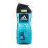 Adidas Ice Dive Shower Gel 3-In-1 New Cleaner Formula Tusfürdő férfiaknak 250 ml