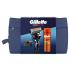 Gillette ProGlide Ajándékcsomagok ProGlide borotva 1 db + Fusion Shave Gel Sensitive borotvagél 200 ml + borotvatartó + kozmetikai táska