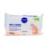 Nivea Baby Soft & Cream Cleanse & Care Wipes Sminkeltávolító nedves törlőkendők gyermekeknek 57 db
