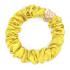 By Eloise London Silk Scrunchie Gold Heart Hajgumi nőknek 1 db Változat Mellow Yellow