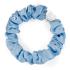 By Eloise London Silk Scrunchie Silver Heart Hajgumi nőknek 1 db Változat Sky Blue