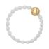 By Eloise London Gold Bling Tennis Ball Hajgumi nőknek 1 db Változat White
