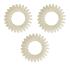 BIFULL Profesional Bobbles Hair Band Hajgumi 3 db Változat Blanco - bílá