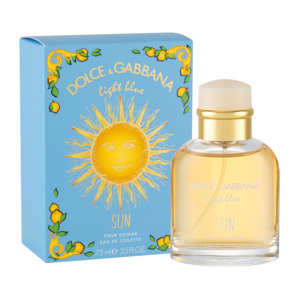 light blue sun cologne