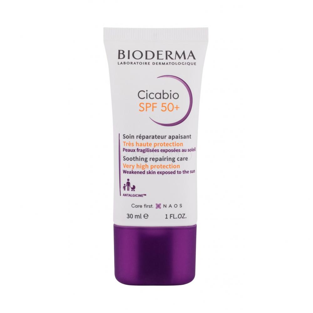 BIODERMA Cicabio Soothing Repairing Care SPF50+ Nappali arckrém nőknek 30 ml PARFIMO.hu