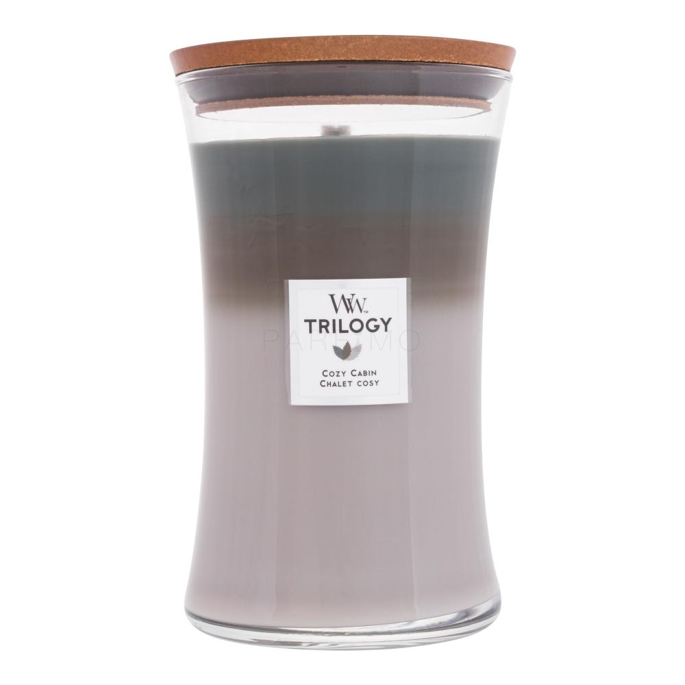WoodWick Trilogy Cozy Cabin Illatgyertyák PARFIMO.hu