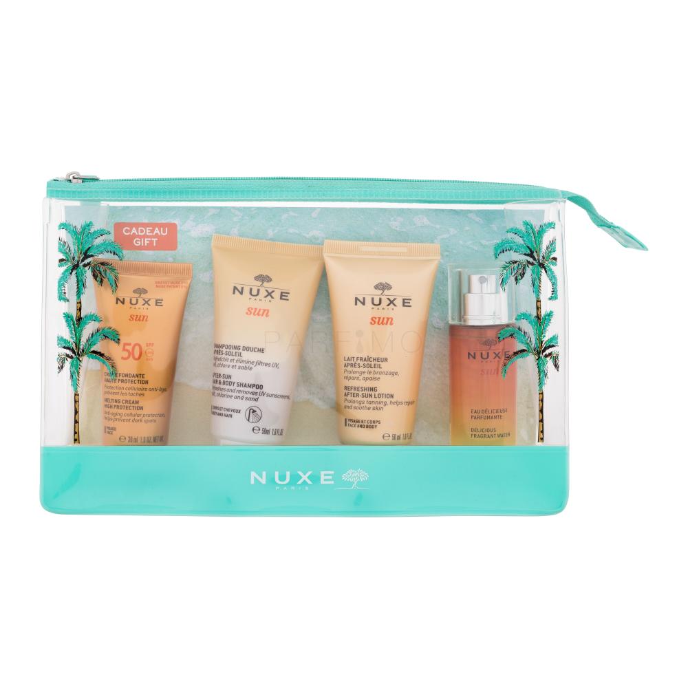 NUXE Sun Ajándékcsomagok Sun Melting Cream SPF50 napozókrém 30 ml + Sun