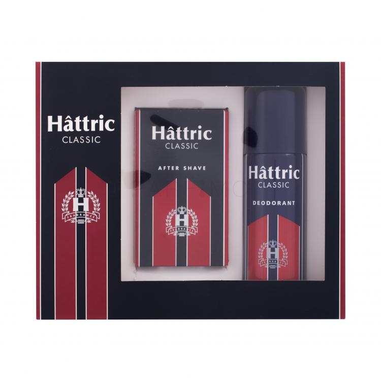 Hattric Classic Ajándékcsomagok dezodor 150 ml + borotválkozás utáni arcszesz 100 ml