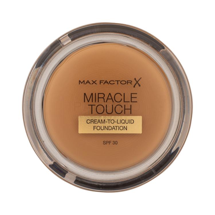 Max Factor Miracle Touch Cream-To-Liquid SPF30 Alapozó nőknek 11,5 g Változat 083 Golden Tan