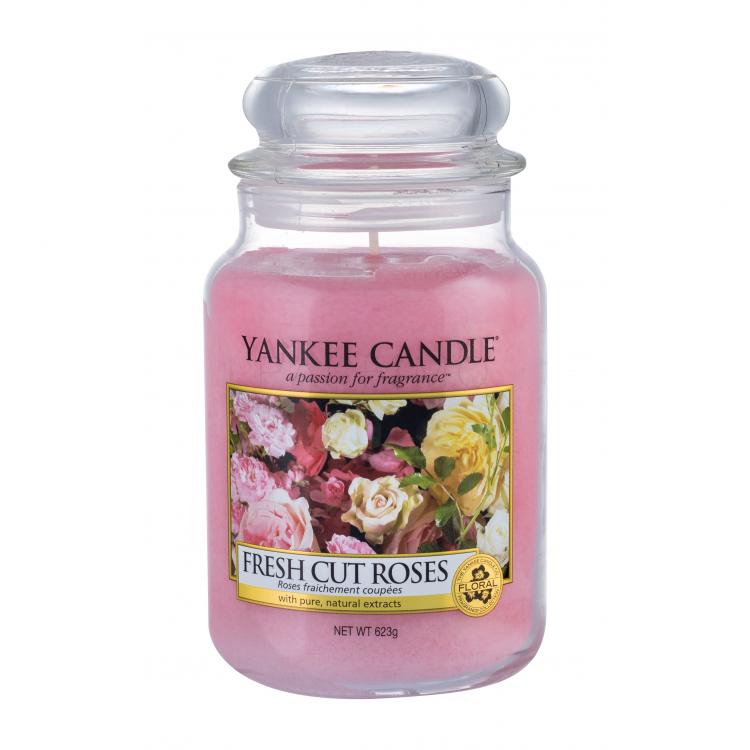 Yankee Candle Fresh Cut Roses Illatgyertyák 623 g