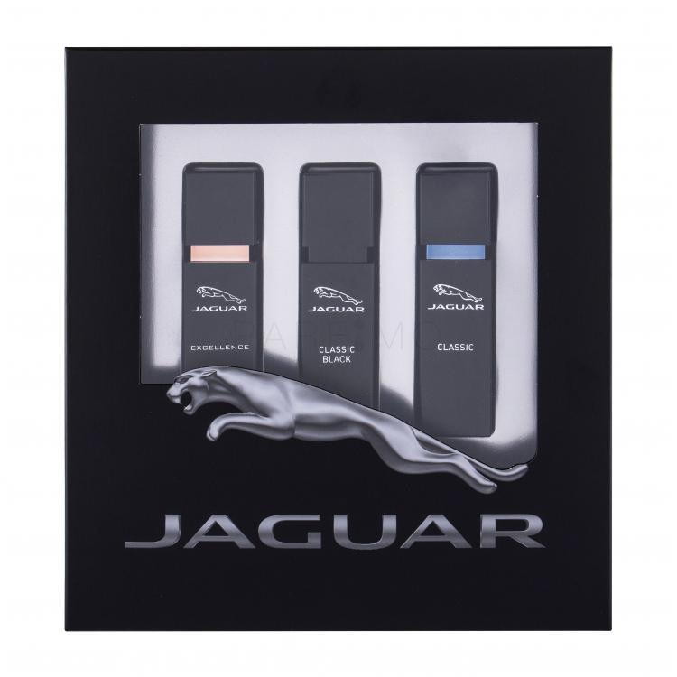 Jaguar Classic Black Ajándékcsomagok Eau de Toilette 15 ml + Classic Eau de Toilette 15 ml + Excellence Eau de Toilette 15 ml