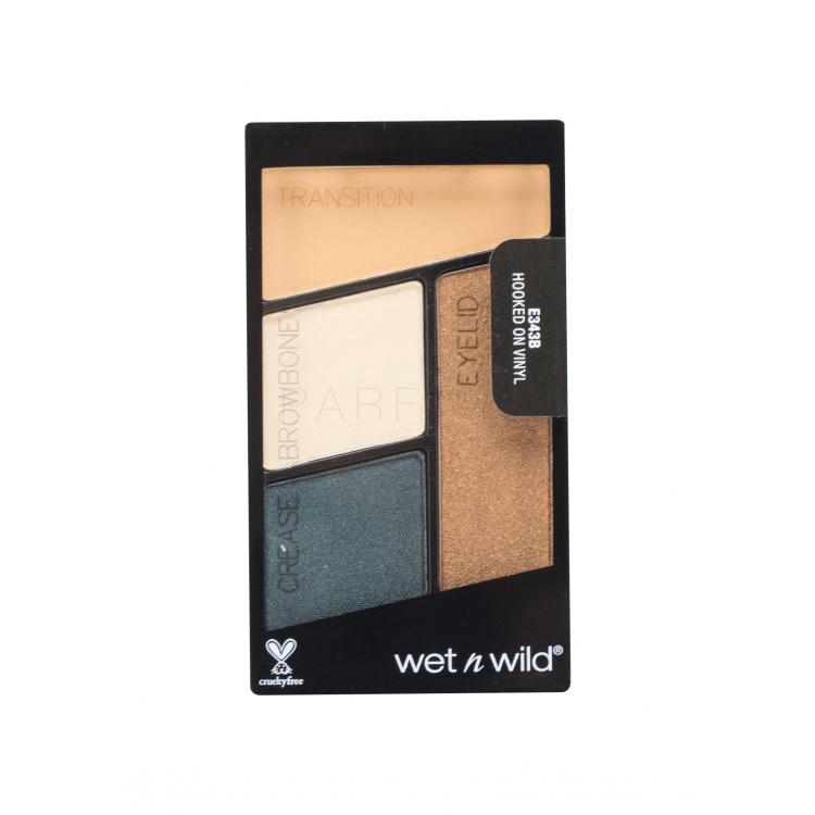 Wet n Wild Color Icon Quad Szemhéjfesték nőknek 4,5 g Változat Hooked On Vinyl