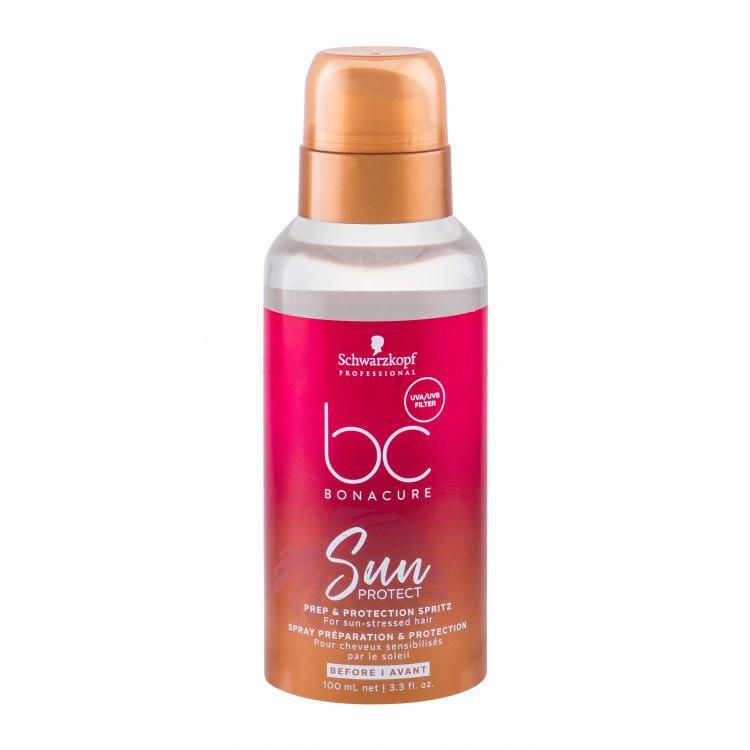 Schwarzkopf Professional BC Bonacure Sun Protect Prep &amp; Protection Öblítést nem igénylő hajápoló nőknek 100 ml