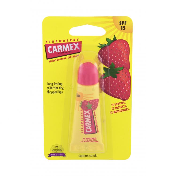 Carmex Strawberry SPF15 Ajakbalzsam nőknek 10 g