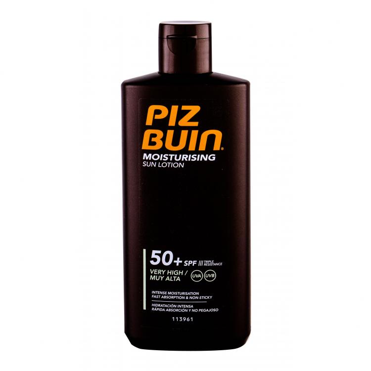 PIZ BUIN Moisturising Sun Lotion SPF50+ Fényvédő készítmény testre 200 ml