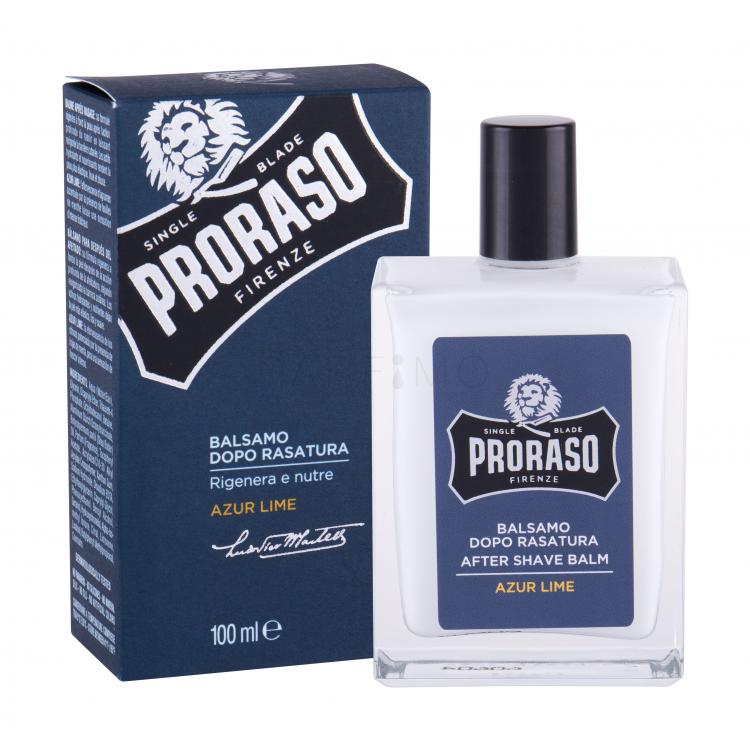 PRORASO Azur Lime After Shave Balm Borotválkozás utáni balzsam férfiaknak 100 ml