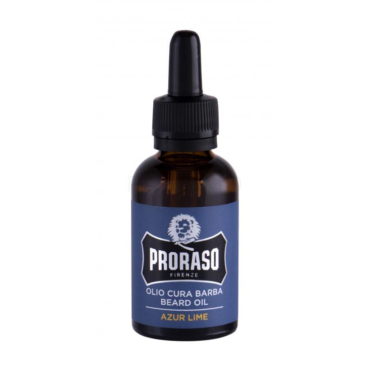PRORASO Azur Lime Beard Oil Szakállápoló olaj férfiaknak 30 ml