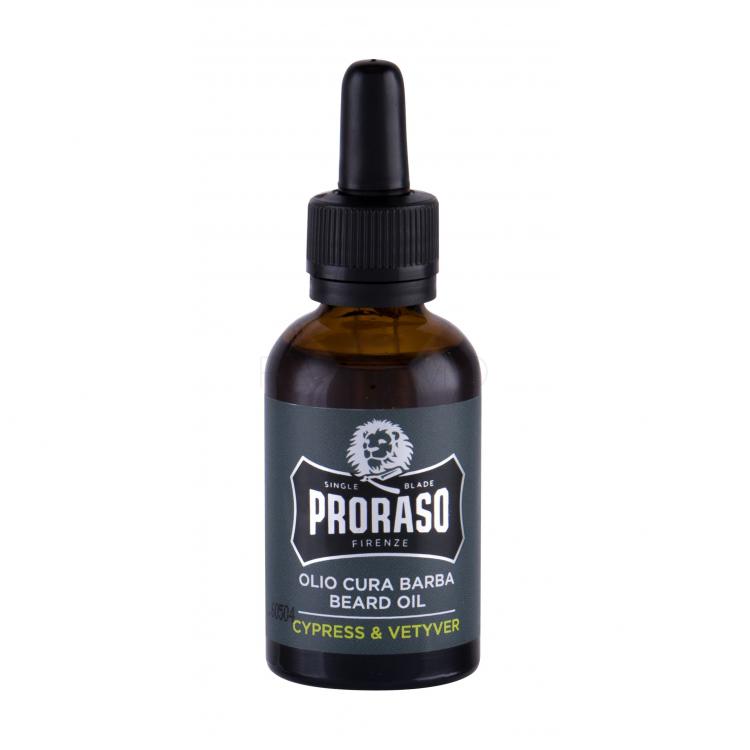 PRORASO Cypress &amp; Vetyver Beard Oil Szakállápoló olaj férfiaknak 30 ml