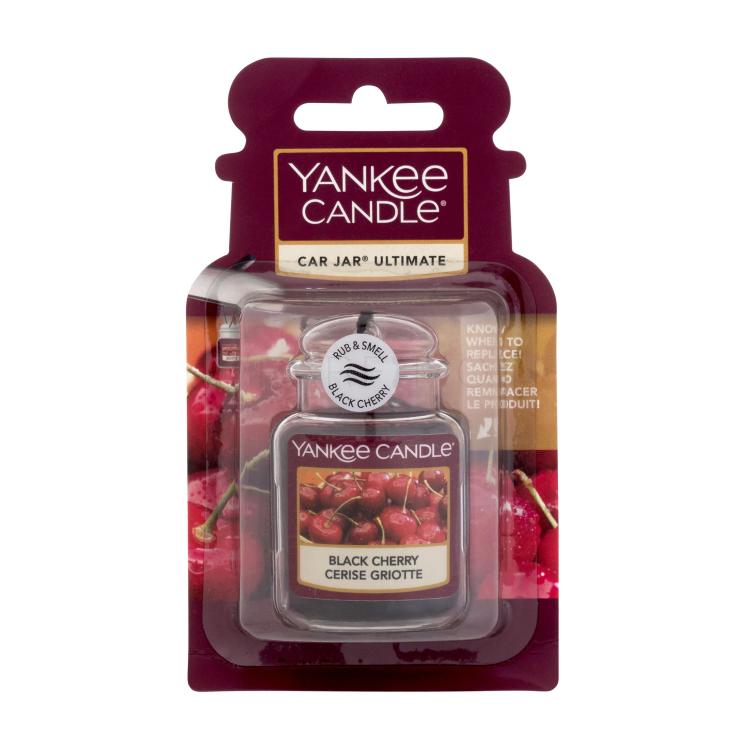 Yankee Candle Black Cherry Car Jar Autóillatosító 1 db