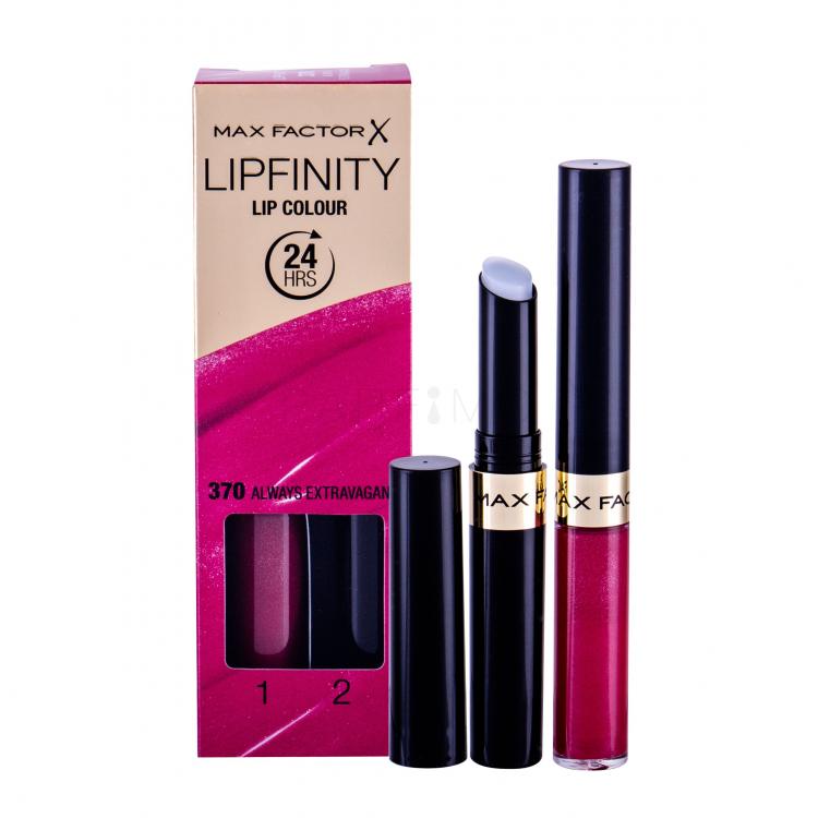 Max Factor Lipfinity 24HRS Lip Colour Rúzs nőknek 4,2 g Változat 370 Always Extravagant