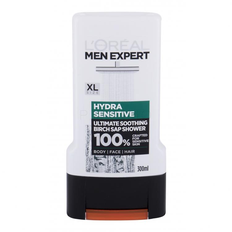 L&#039;Oréal Paris Men Expert Hydra Sensitive Tusfürdő férfiaknak 300 ml