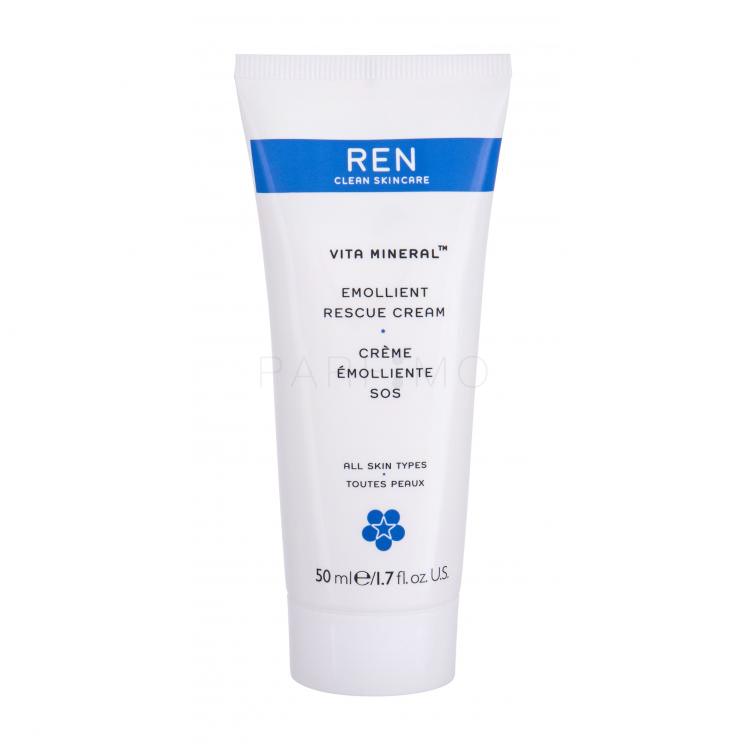 REN Clean Skincare Vita Mineral Emollient Rescue Nappali arckrém nőknek 50 ml