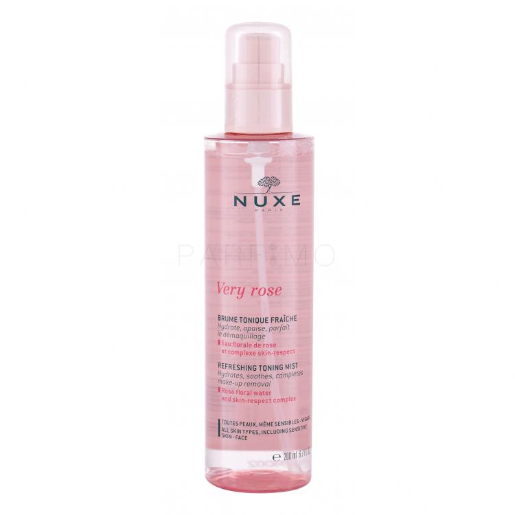 NUXE Very Rose Refreshing Toning Arcpermet nőknek 200 ml