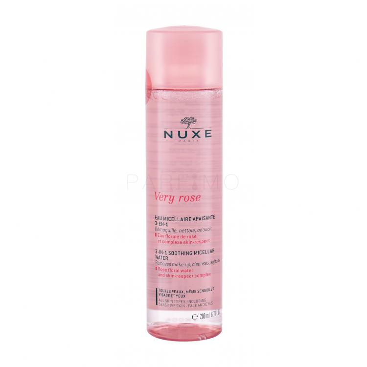 NUXE Very Rose 3-In-1 Soothing Micellás víz nőknek 200 ml