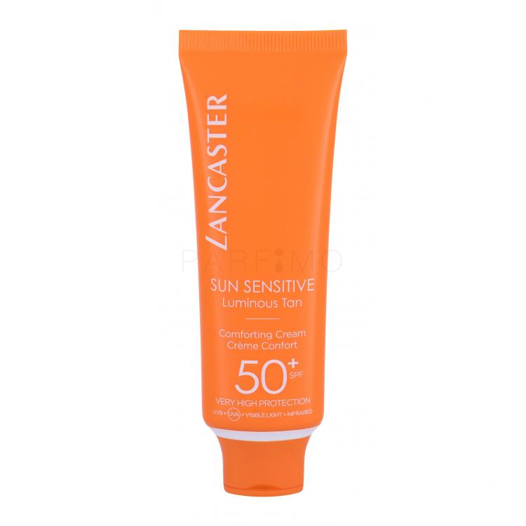 Lancaster Sun Sensitive Luminous Tan Comforting Cream SPF50+ Fényvédő készítmény arcra 50 ml