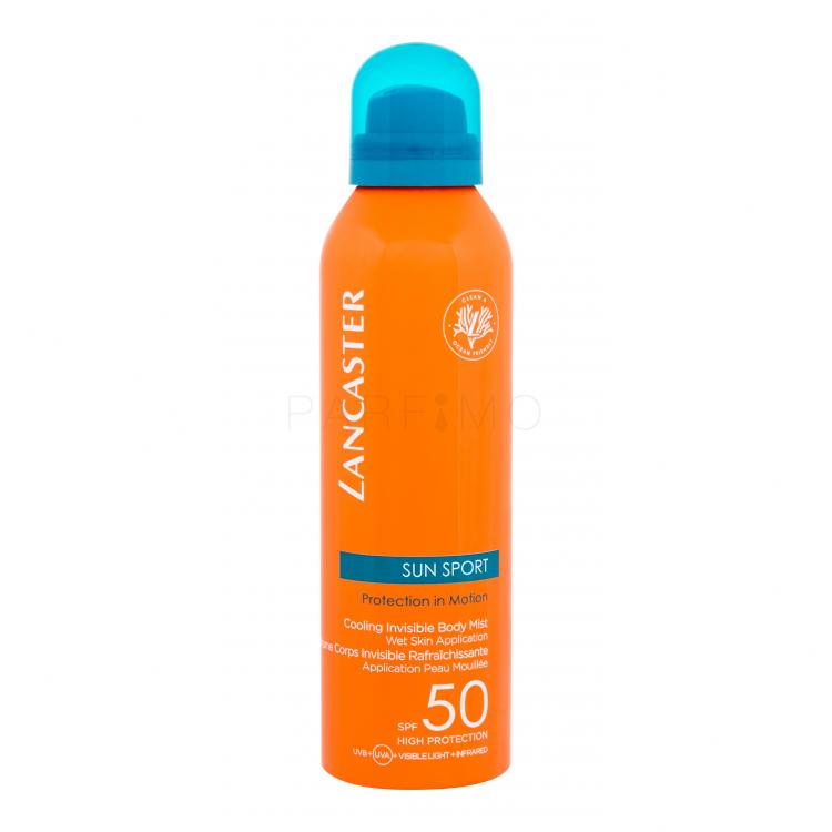Lancaster Sun Sport Cooling Invisible Mist SPF50 Fényvédő készítmény testre 200 ml