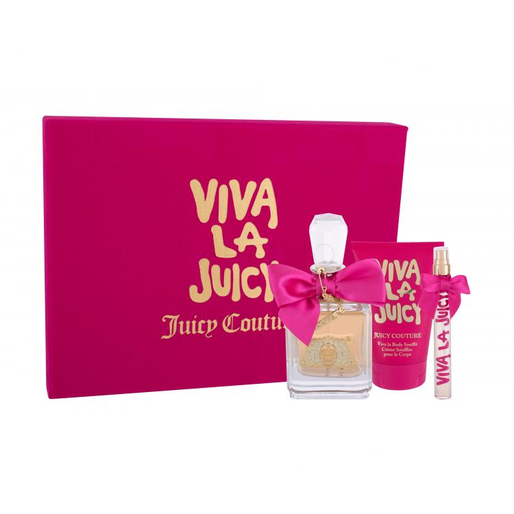 Juicy Couture Viva La Juicy Ajándékcsomagok Eau de Parfum 100 ml + Eau de Parfum 10 ml + testápoló 125 ml