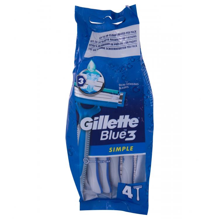 Gillette Blue3 Simple Borotva férfiaknak 1 db