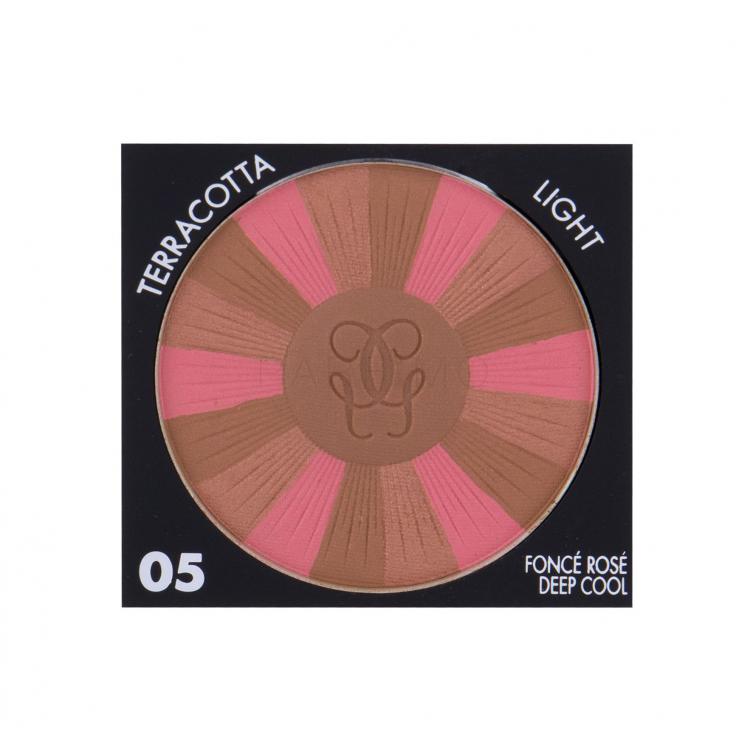 Guerlain Terracotta Light The Sun-Kissed Glow Powder Bronzosító nőknek 6 g Változat 05 Deep Cool teszter
