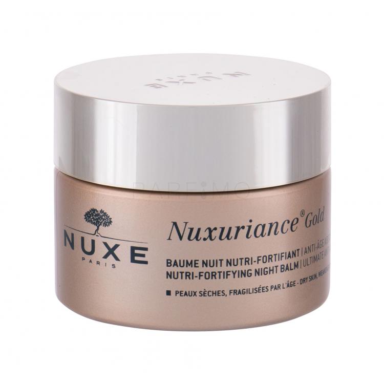 NUXE Nuxuriance Gold Nutri-Fortifying Night Balm Éjszakai arckrémek nőknek 50 ml