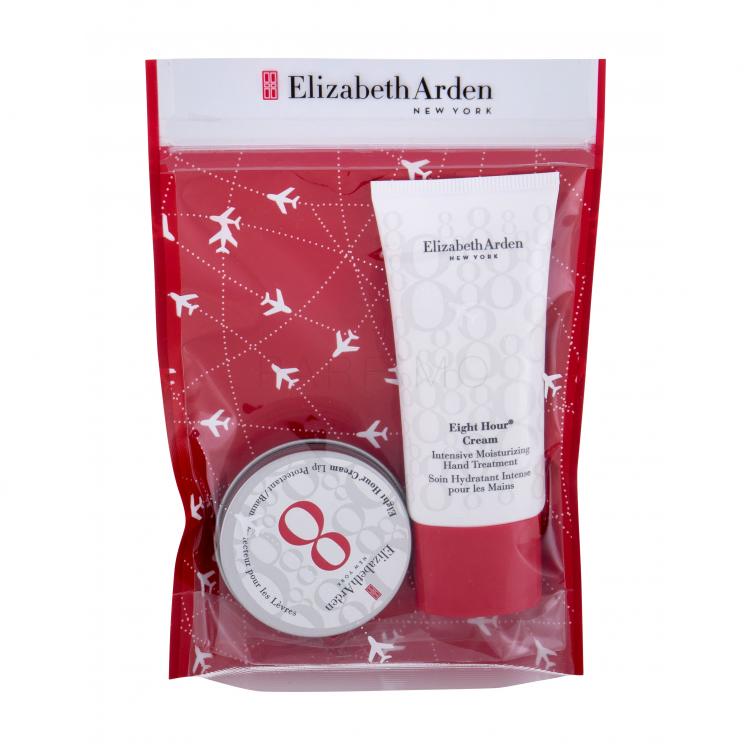 Elizabeth Arden Eight Hour Cream Travel Kit Ajándékcsomagok kézkrém 30 ml + ajakbalzsam13 ml