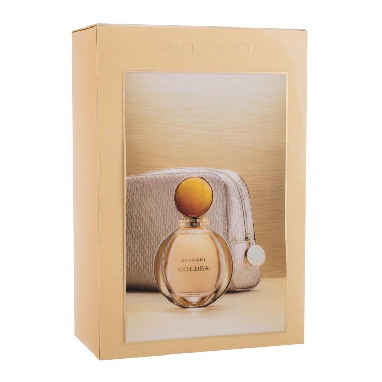 Bvlgari Goldea Ajándékcsomagok Eau de Parfum 90 ml + kozmetikai táska