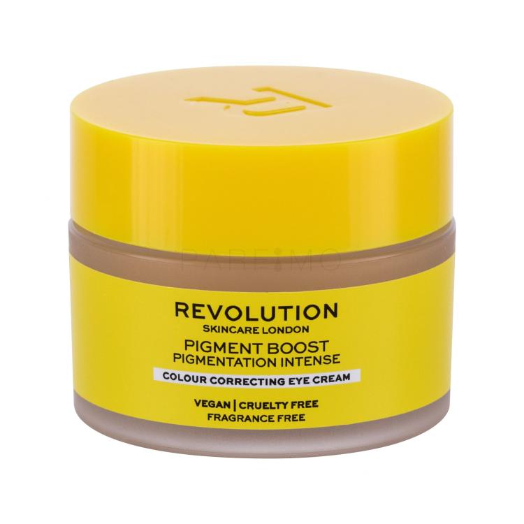 Revolution Skincare Pigment Boost Colour Correcting Szemkörnyékápoló krém nőknek 15 ml