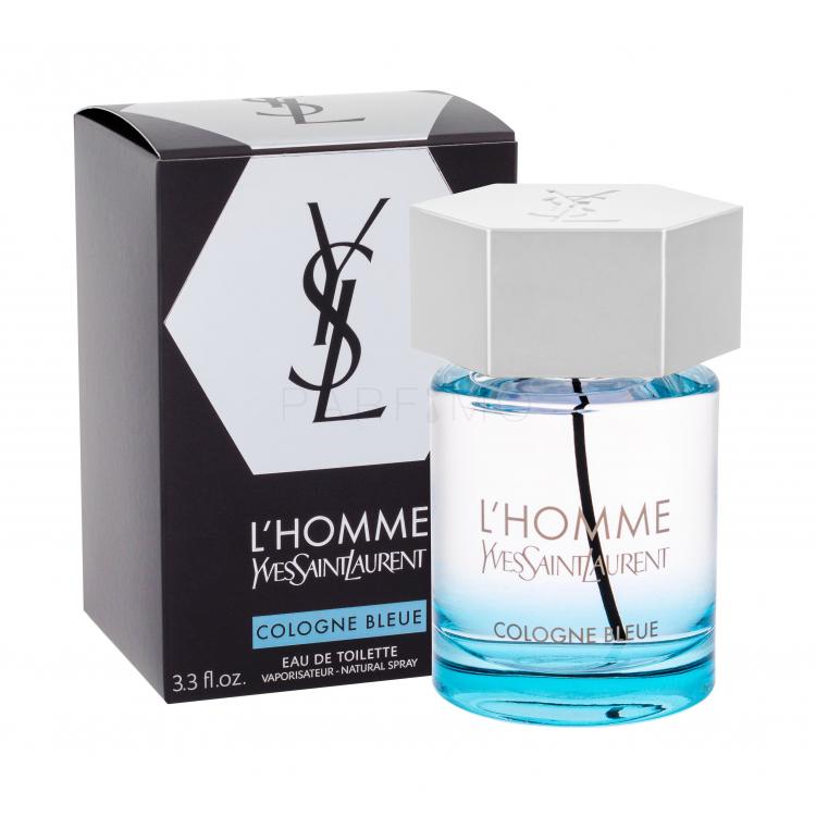 Yves Saint Laurent L´Homme Cologne Bleue Eau de Toilette férfiaknak 100 ml